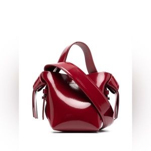 ACNE STUDIOS Micro Musubi, Patent Red